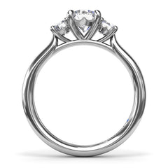 Three-Stone Diamond Engagement Ring