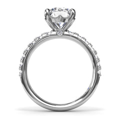 Classic Round Diamond Engagement Ring