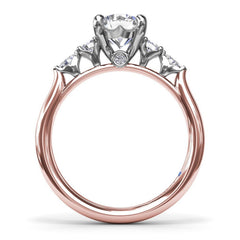 Delicate Round Diamond Engagement Ring