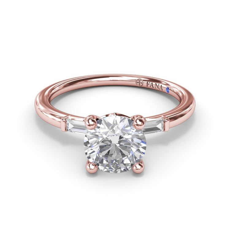 Baguette Diamond Engagement Ring