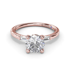 Baguette Diamond Engagement Ring