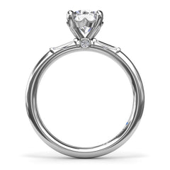 Baguette Diamond Engagement Ring