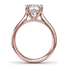 Classic Round Diamond Engagement Ring