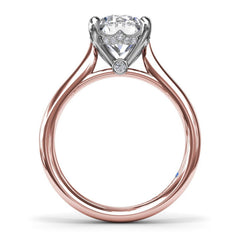 Classic Round Diamond Engagement Ring