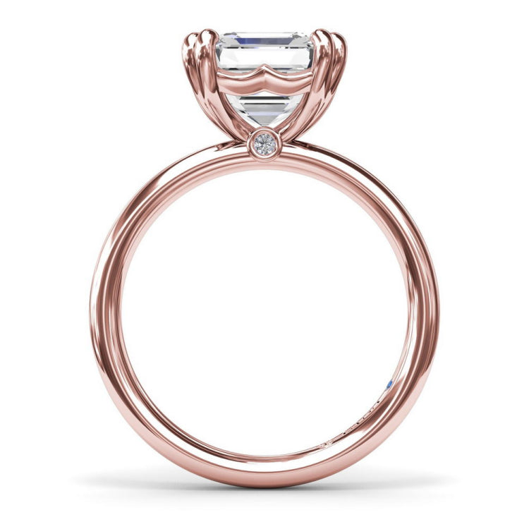 Asscher Cut Diamond Engagement Ring