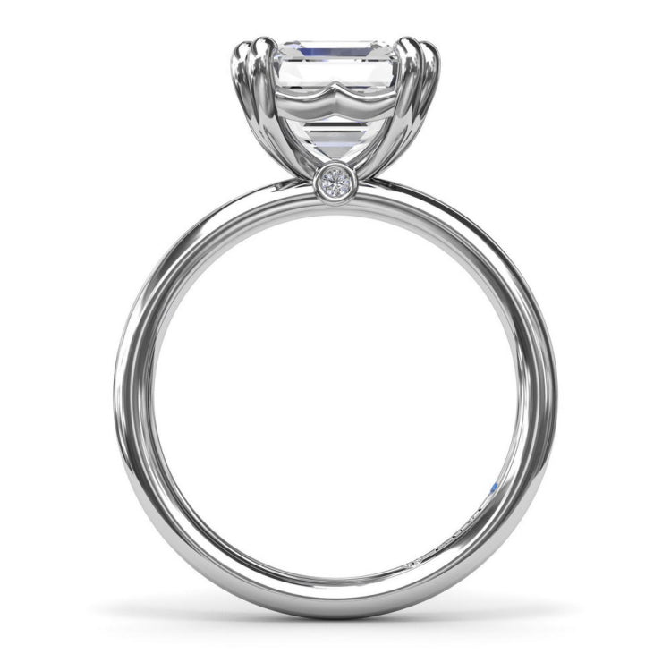 Asscher Cut Diamond Engagement Ring