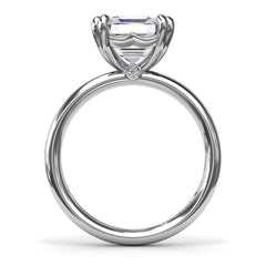 Asscher Cut Diamond Engagement Ring