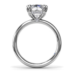 Solitaire Radiant Diamond Engagement Ring