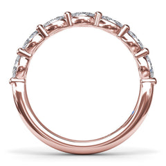 Marquise Diamond Wedding Band