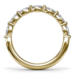 Marquise Diamond Wedding Band