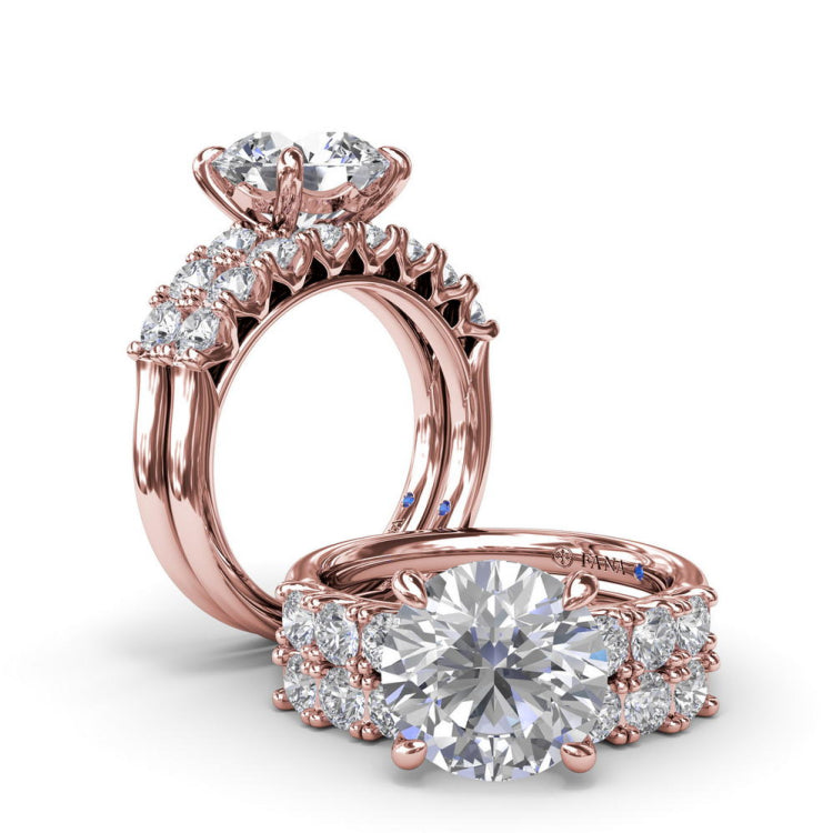 Shimmering and Radiant Diamond Wedding Band 