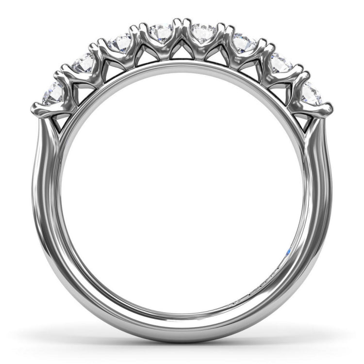 Shimmering and Radiant Diamond Wedding Band 