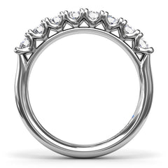 Shimmering and Radiant Diamond Wedding Band 