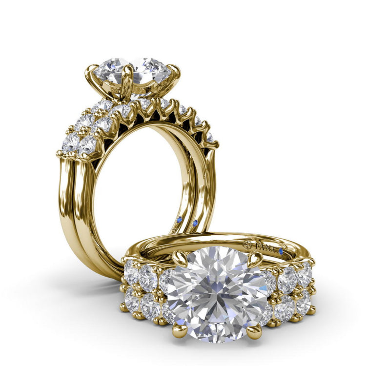 Shimmering and Radiant Diamond Wedding Band 