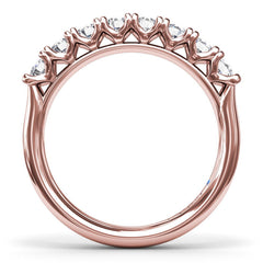 Shimmering and Radiant Diamond Wedding Band 