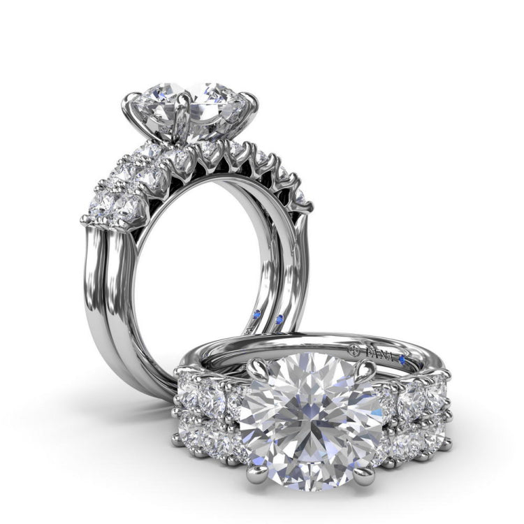 Shimmering and Radiant Diamond Wedding Band 