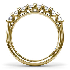 Shimmering and Radiant Diamond Wedding Band 