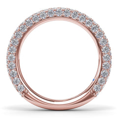 Angelic Diamond Wedding Band 
