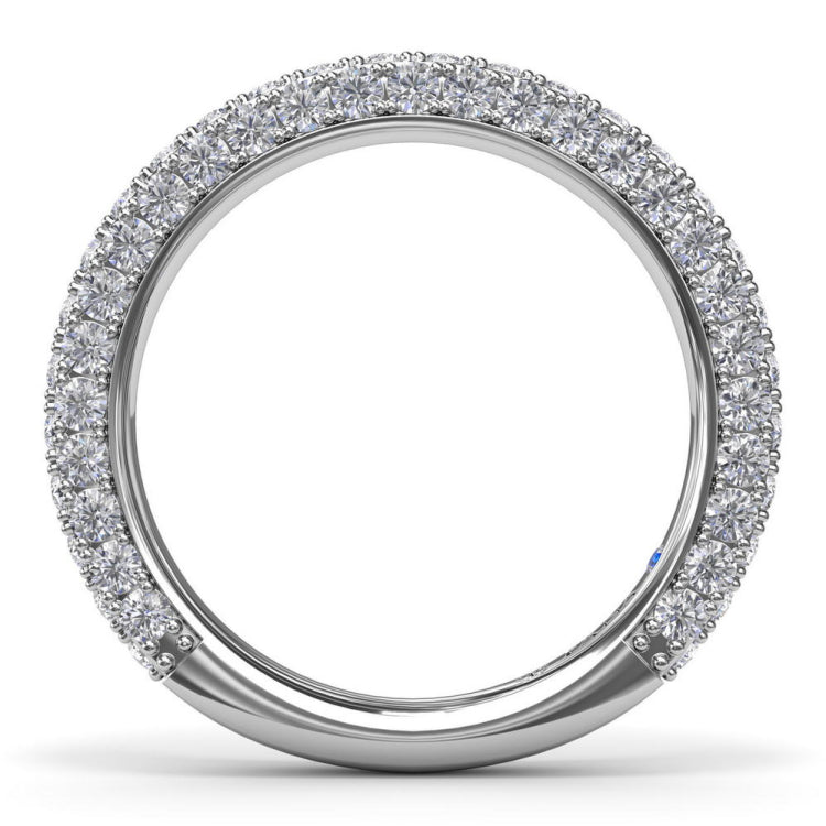 Angelic Diamond Wedding Band 