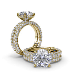Angelic Diamond Wedding Band 