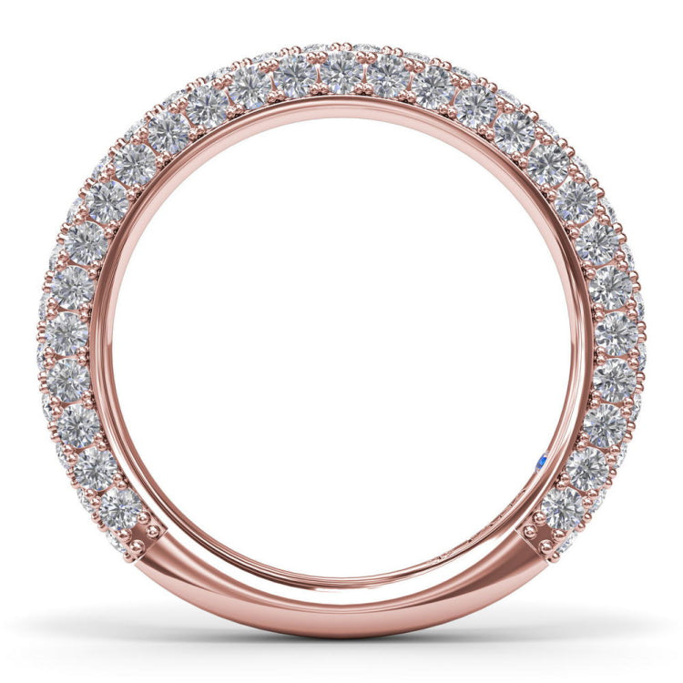 Angelic Diamond Wedding Band 