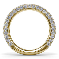 Angelic Diamond Wedding Band 