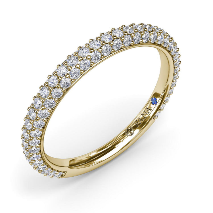Pavé Diamond Wedding Band 
