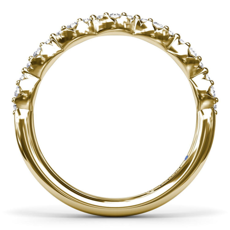 Cluster Marquise Diamond Wedding Band