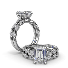 Modern Vintage Diamond Band