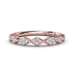 Modern Vintage Diamond Band