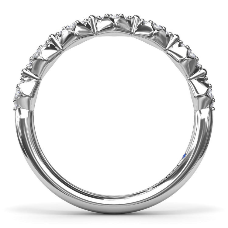 Modern Vintage Diamond Band