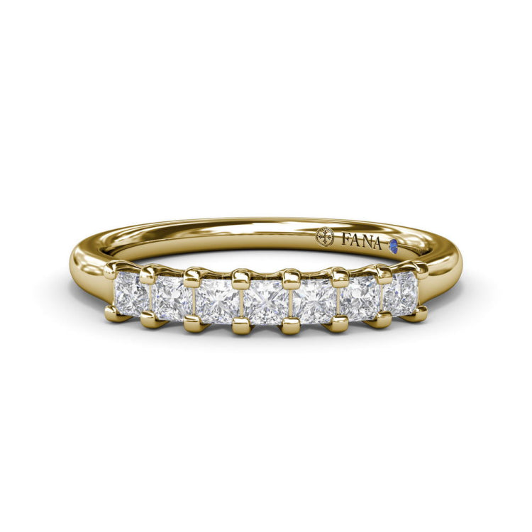 Princess Cut Diamond Wedding Band