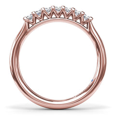 Princess Cut Diamond Wedding Band