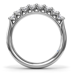Princess Cut Diamond Wedding Band