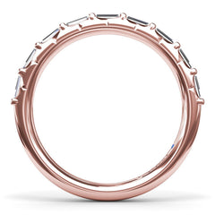 Beautiful Baguette Diamond Wedding Band