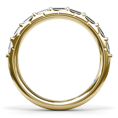 Beautiful Baguette Diamond Wedding Band