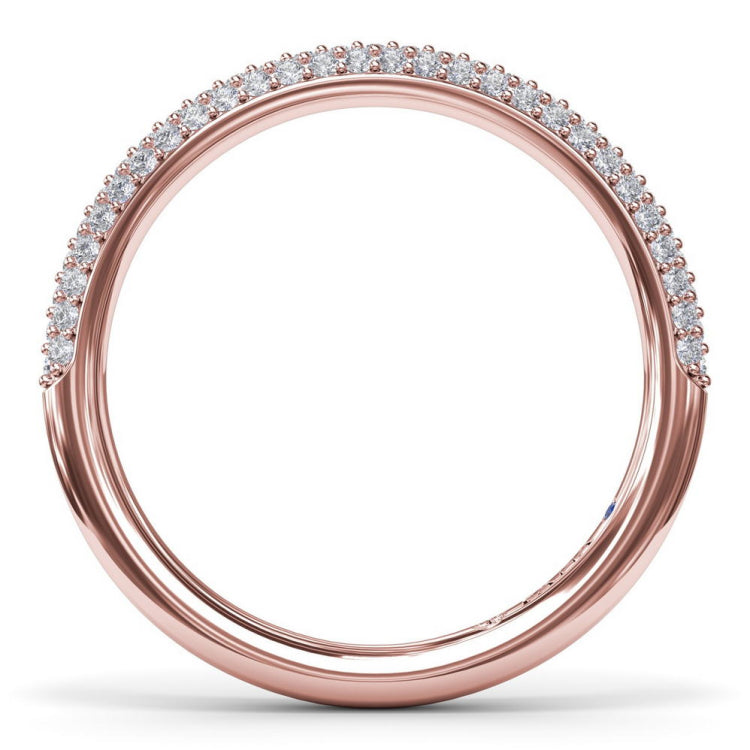Pavé Diamond Wedding Band
