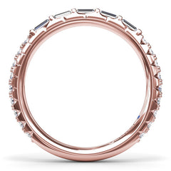 Baguette Diamond Wedding Band