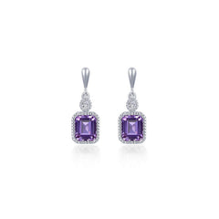 February Birthstone Earrings