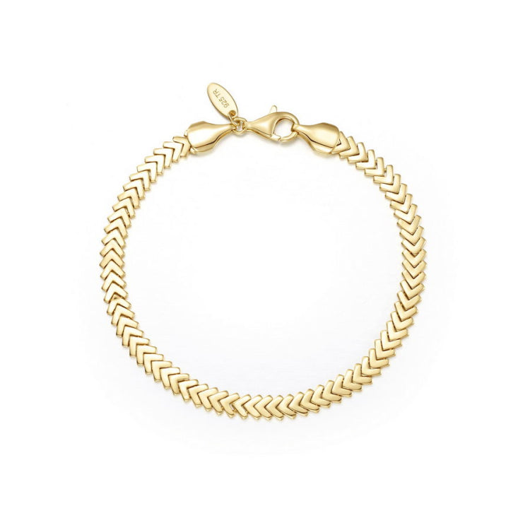 Kiara Chevron Chain Bracelet