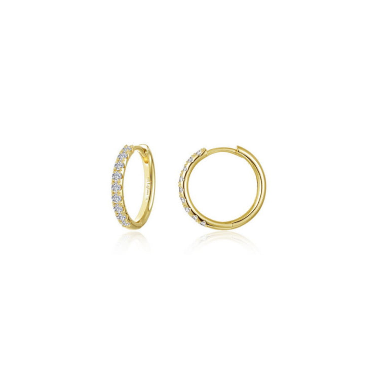 Small Alina Round Hoop Earrings