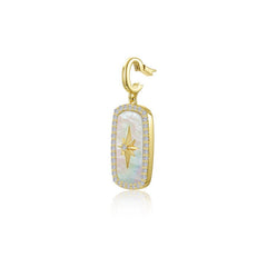 North Star Mother-of-Pearl Pendant Charm