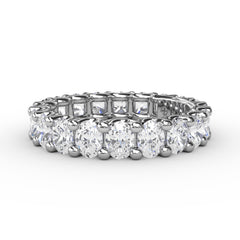 3.3ct Oval Diamond Eternity Band  
