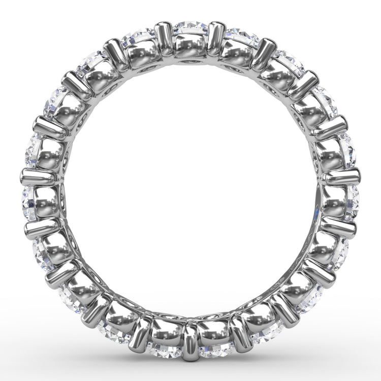 Chunky Shared Prong Eternity Band 
