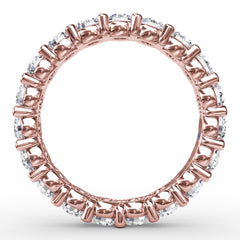 Chunky Shared Prong Eternity Band 