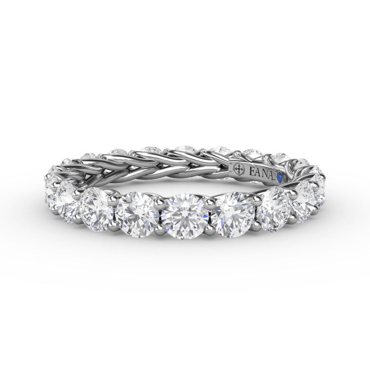 2.54ct Woven Eternity Band 