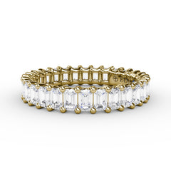 2.39ct Emerald Cut Eternity Band 