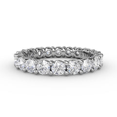 2.05ct Shared Prong Eternity Band 