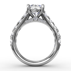 Classic Round Diamond Solitaire Engagement Ring