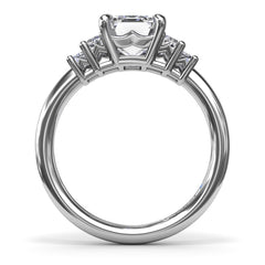Bold and Beautiful Five Stone Engagement Ring 
